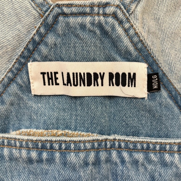 The Laundry Room Little Howdies Overalls Shorts Women’s Medium/Large - Picture 10 of 13